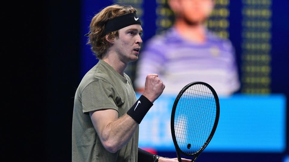 Andrey rublev savours a moment in his win over dominic thiem4