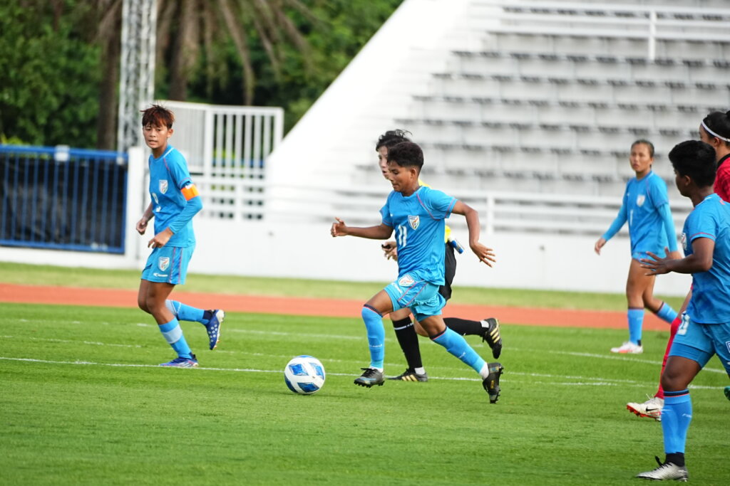 India go down to korea republic in afc u17 women’s asian cup qualifiers opener
							1