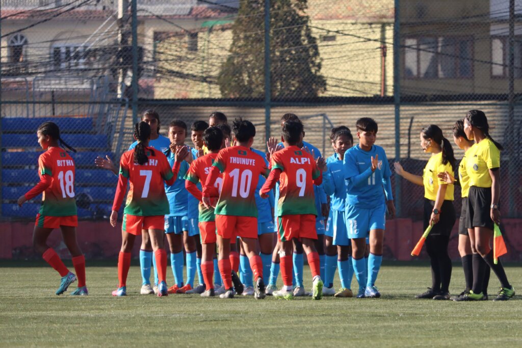 India and bangladesh meet again for saff u16 women's championship glory
							3