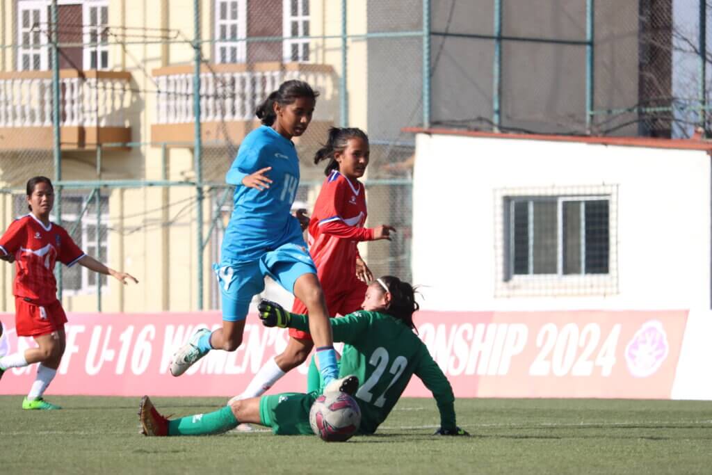 India send nepal packing to make saff u16 women’s championship final
							2