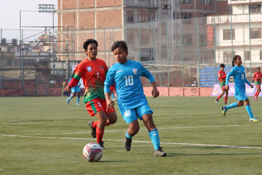 Young tigresses lose penalty shootout to bangladesh in saff u16 c’ship final
							2