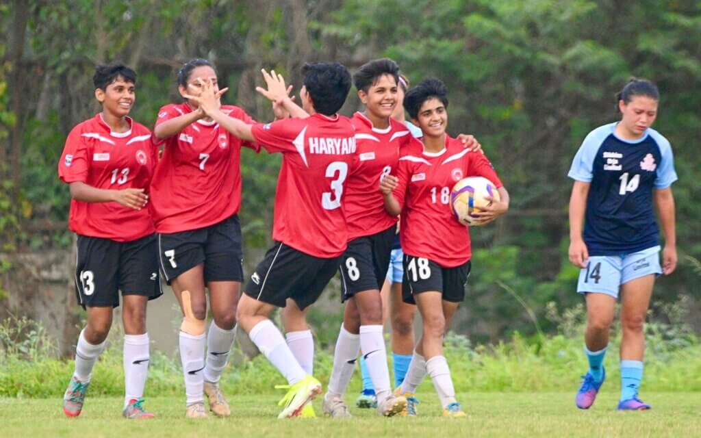 Manipur, haryana, odisha in tight race for group b semi-final spots in sr women's nfc for rajmata jijabai trophy
							1