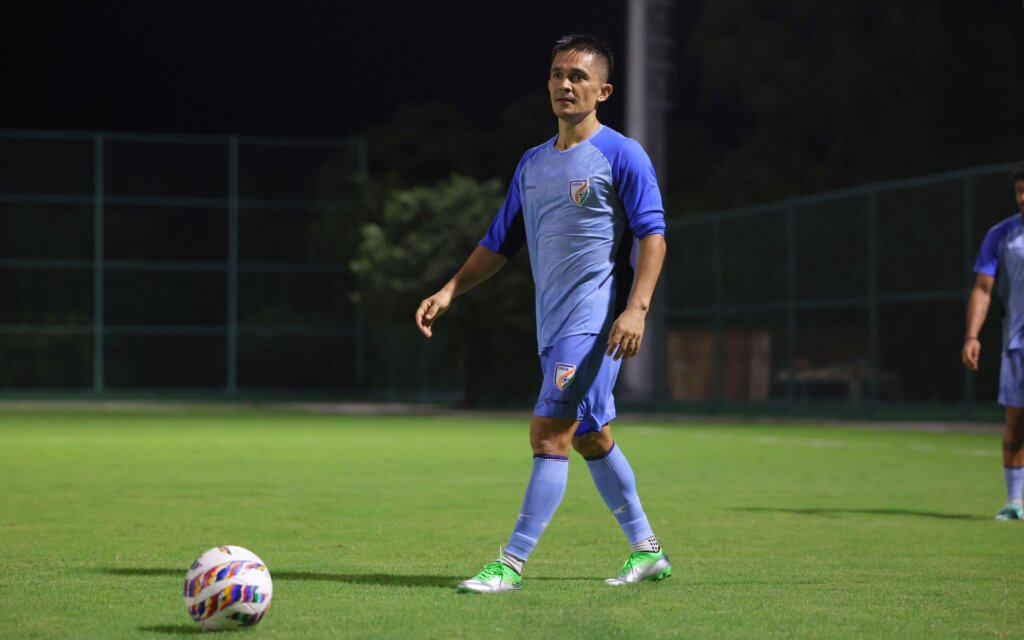 Sunil chhetri hopes all can go happy after his india swansong on june 6
							1